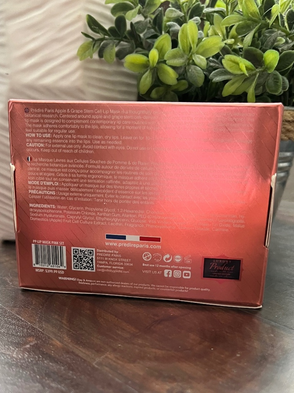 Predire Paris Apple & Grape Stem Cell Lip Mask Set - Picture 3 of 4